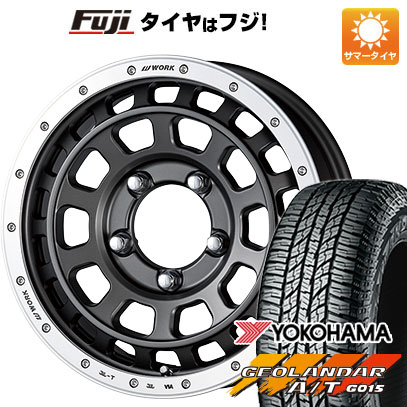 【新品】ジムニー 夏タイヤ ホイール４本セット 185/85R16 ヨコハマ ジオランダー A/T G015 WL/RBL ワーク クラッグ ティーグラビック 16インチ :fuji 16701 141859 37521 37521:フジ スペシャルセレクション