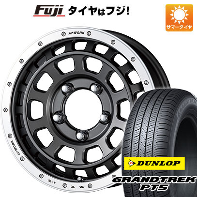 【新品】ジムニー 夏タイヤ ホイール4本セット 175/80R16 ダンロップ グラントレック PT5 ワーク クラッグ ティーグラビック 16インチ :fuji 16701 141859 40811 40811:フジ スペシャルセレクション