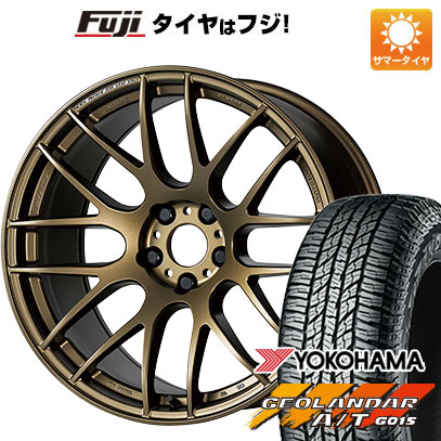 【新品国産5穴114.3車】 夏タイヤ ホイール4本セット 235/60R18 ヨコハマ ジオランダー A/T G015 RBL ワーク エモーション M8R 18インチ :fuji 27064 141932 22898 22898:フジ スペシャルセレクション