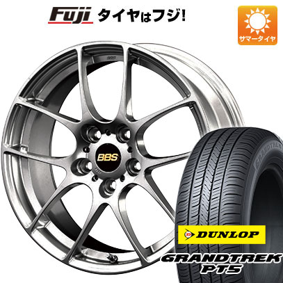 【新品国産5穴100車】 夏タイヤ ホイール４本セット 225/55R18 ダンロップ グラントレック PT5 BBS JAPAN RF 18インチ :fuji 2288 147875 40818 40818:フジ スペシャルセレクション