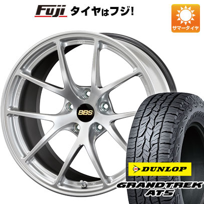 【新品国産5穴114.3車】 夏タイヤ ホイール４本セット 235/60R18 ダンロップ グラントレック AT5 BBS JAPAN RI A 18インチ :fuji 27064 147910 32853 32853:フジ スペシャルセレクション