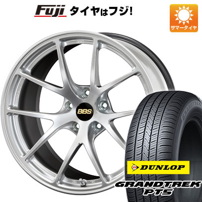 【新品国産5穴114.3車】 夏タイヤ ホイール４本セット 235/55R18 ダンロップ グラントレック PT5 BBS JAPAN RI A 18インチ :fuji 1303 147924 40825 40825:フジ スペシャルセレクション