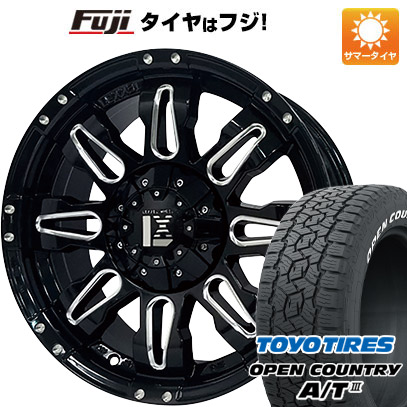 【新品国産6穴139.7車】 夏タイヤ ホイール4本セット 285/50R20 OPEN COUNTRY A/T III RWL/RBL オフビート レクセル バレーノオフロードスタイル 20インチ｜fujidesignfurniture