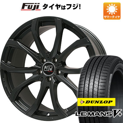 【新品国産5穴114.3車】 夏タイヤ ホイール4本セット 195/45R17 ダンロップ ルマン V+(ファイブプラス) MSW by OZ Racing MSW 48(マットブラック) 17インチ :fuji 21121 87439 40665 40665:フジ スペシャルセレクション