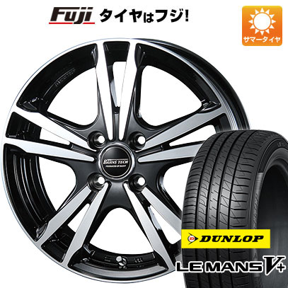 【新品国産4穴100車】 夏タイヤ ホイール4本セット 175/65R15 ダンロップ ルマン V+(ファイブプラス) BLEST バーンズテック ジゼリスFVP 15インチ :fuji 1881 126134 40656 40656:フジ スペシャルセレクション