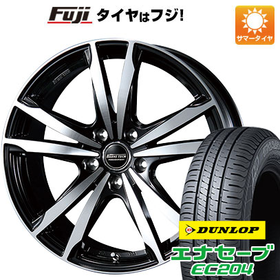 【新品国産5穴114.3車】 夏タイヤ ホイール4本セット 225/45R18 ダンロップ エナセーブ EC204 ブレスト バーンズテック ジゼリスFVP 18インチ