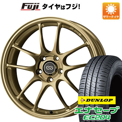 【新品国産5穴100車】 夏タイヤ ホイール４本セット 215/45R17 ダンロップ エナセーブ EC204 エンケイ PF01 17インチ :fuji 1674 150944 25556 25556:フジ スペシャルセレクション