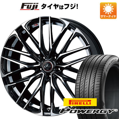 【新品国産5穴114.3車】 夏タイヤ ホイール4本セット 205/50R17 ピレリ パワジー ウェッズ レオニス SK 17インチ :fuji 1672 136550 38262 38262:フジ スペシャルセレクション