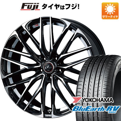 【パンク保証付】【新品国産5穴114.3車】 夏タイヤ ホイール4本セット 215/45R18 ヨコハマ ブルーアース RV 03 ウェッズ レオニス SK 18インチ :fuji 1130 136599 36867 36867:フジ スペシャルセレクション