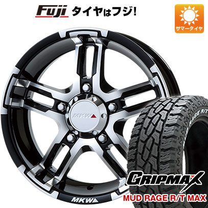 【新品】ジムニーシエラ 夏タイヤ ホイール４本セット 215/70R16 グリップマックス マッドレイジR/T MAX RWL(限定) トライスター MKW MK 55J 16インチ :fuji 16701 91408 33238 33238:フジ スペシャルセレクション