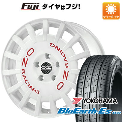 【新品国産車用 5穴114.3車】 夏タイヤ ホイール４本セット 215/55R17 ヨコハマ ブルーアース ES32 OZ ラリーレーシング 17インチ