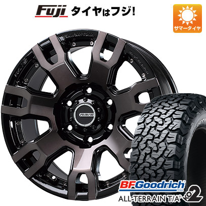 【新品国産6穴139.7車】 夏タイヤ ホイール4本セット 285/70R17 BFグッドリッチ オールテレーンT/A KO2 RWL/RBL レイズ デイトナ FDX F7S 17インチ｜fujidesignfurniture