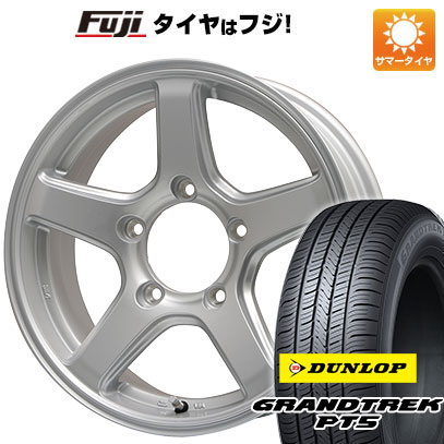 【新品】ジムニー 夏タイヤ ホイール4本セット 175/80R16 ダンロップ グラントレック PT5 トピー ME A 16インチ :fuji 16701 109533 40811 40811:フジ スペシャルセレクション