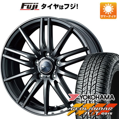 【新品国産5穴114.3車】 夏タイヤ ホイール４本セット 225/55R18 ヨコハマ ジオランダー A/T G015 RBL ウェッズ ザミック ティート 18インチ :fuji 1321 126895 23760 23760:フジ スペシャルセレクション