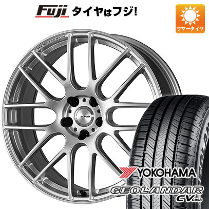 【新品国産車用 5穴114.3車】 夏タイヤ ホイール4本セット 235/55R20 ヨコハマ ジオランダー CV G058 ワーク エモーション M8R 20インチ