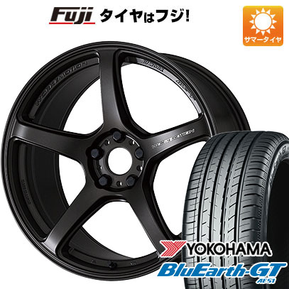 【新品国産5穴114.3車】 夏タイヤ ホイール4本セット 225/55R17 ヨコハマ ブルーアース GT AE51 ワーク エモーション T5R 17インチ :fuji 1861 142163 28556 28556:フジ スペシャルセレクション