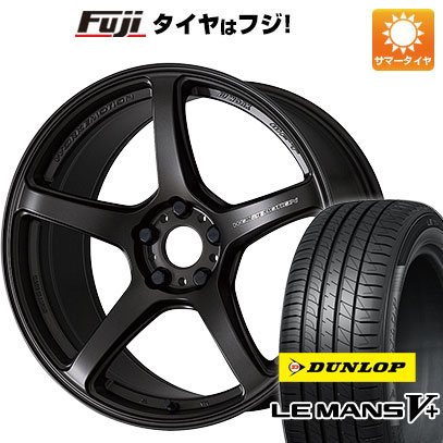 【新品国産5穴114.3車】 夏タイヤ ホイール4本セット 215/50R17 ダンロップ ルマン V+(ファイブプラス) ワーク エモーション T5R 17インチ :fuji 1842 142163 40684 40684:フジ スペシャルセレクション