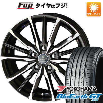 【新品国産5穴114.3車】 夏タイヤ ホイール4本セット 225/50R17 ヨコハマ ブルーアース GT AE51 共豊 スマック プライム ヴァルキリー 17インチ | BluEarth