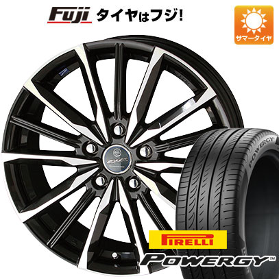 【新品国産5穴114.3車】 夏タイヤ ホイール4本セット 205/45R17 ピレリ パワジー 共豊 スマック プライム ヴァルキリー 17インチ :fuji 1670 129371 36986 36986:フジ スペシャルセレクション