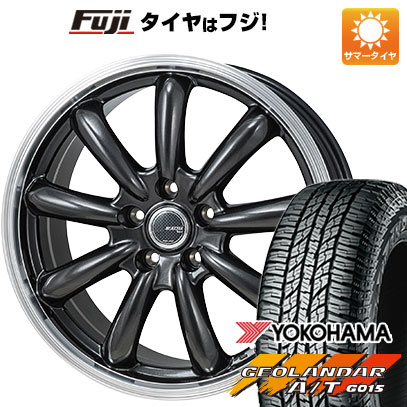 【新品国産5穴114.3車】 夏タイヤ ホイール4本セット 225/50R18 ヨコハマ ジオランダー A/T G015 RBL モンツァ JPスタイル バーニー 18インチ :fuji 1301 123240 35333 35333:フジ スペシャルセレクション