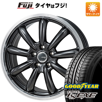 【新品国産5穴114.3車】 夏タイヤ ホイール4本セット 215/55R17 グッドイヤー イーグル エルエス エグゼ(限定) モンツァ JPスタイル バーニー 17インチ :fuji 1841 123239 31590 31590:フジ スペシャルセレクション