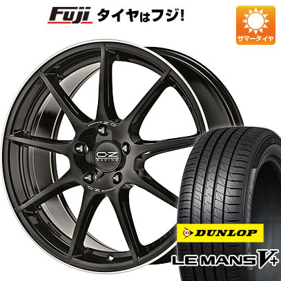 【新品国産5穴114.3車】 夏タイヤ ホイール4本セット 225/40R18 ダンロップ ルマン V+(ファイブプラス) OZ ヴェローチェGT 18インチ :fuji 1131 129611 40690 40690:フジ スペシャルセレクション