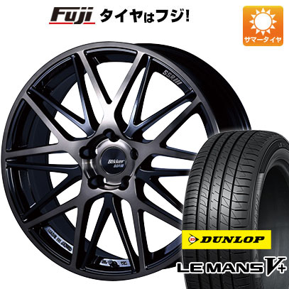 【新品国産5穴114.3車】 夏タイヤ ホイール4本セット 205/55R17 ダンロップ ルマン V+(ファイブプラス) SSR ブリッカー 01M 17インチ｜fujidesignfurniture