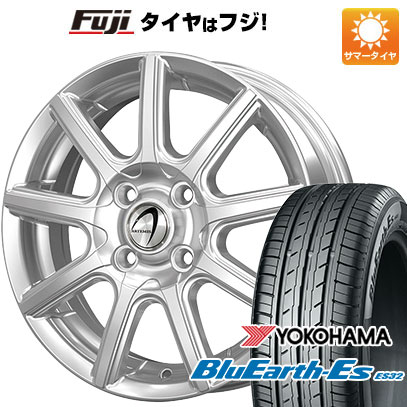 【新品国産4穴100車】 夏タイヤ ホイール4本セット 175/65R15 ヨコハマ ブルーアース ES32 テクノピア アルテミス NS9 15インチ｜fujidesignfurniture