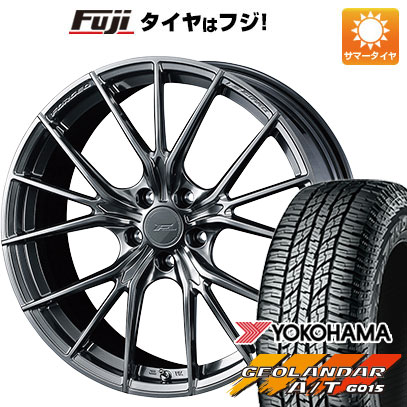 【新品国産5穴114.3車】 夏タイヤ ホイール4本セット 225/55R18 ヨコハマ ジオランダー A/T G015 RBL ウェッズ F-ZERO FZ-1 18インチ｜fujidesignfurniture