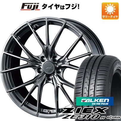 【新品国産車用 5穴114.3車】 夏タイヤ ホイール4本セット 225/50R18 ファルケン ジークス ZE310R エコラン（限定） ウェッズ F-ZERO FZ-1 18インチ