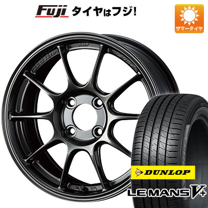 【新品国産5穴100車】 夏タイヤ ホイール4本セット 205/55R16 ダンロップ ルマン V+(ファイブプラス) ウェッズ ウェッズスポーツ TC 105X 16インチ :fuji 2241 132759 40674 40674:フジ スペシャルセレクション