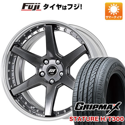 【新品国産5穴114.3】 夏タイヤ ホイール4本セット 225/55R19 グリップマックス スタチャー H/T300 BSW（限定） ワーク バックレーベルジースト BST 1 19インチ :fuji 2581 141403 40201 40201:フジ スペシャルセレクション