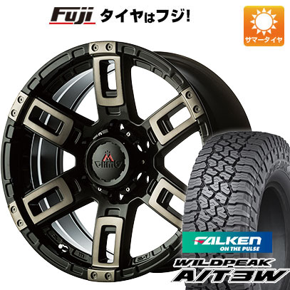 【新品国産車用 6穴139.7車】 夏タイヤ ホイール4本セット 285/55R20 ファルケン ワイルドピーク A/T3W エムクライム カノン 20インチ