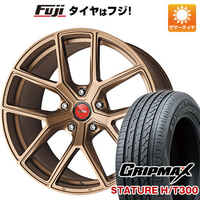 【新品国産車用 5穴114.3車】 夏タイヤ ホイール4本セット 235/55R19 グリップマックス スタチャー H/T300 BSW（限定） モモ RF-01 19インチ