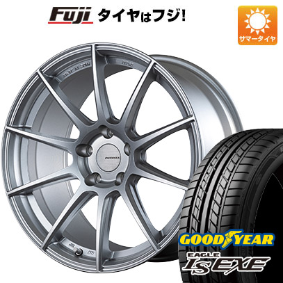 【新品】ライズ ハイブリッド 夏タイヤ ホイール4本セット 215/45R18 グッドイヤー イーグル エルエス エグゼ(限定) ブリヂストン ポテンザ SW010 18インチ｜fujidesignfurniture