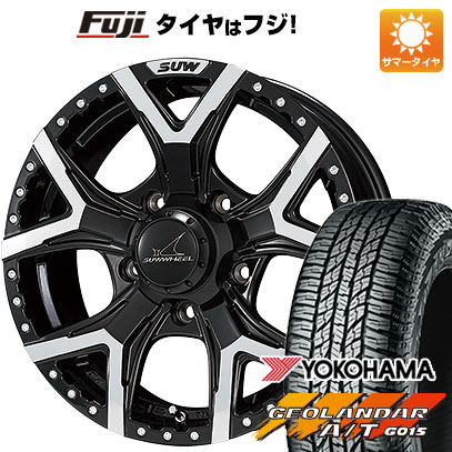 【新品】ジムニー 夏タイヤ ホイール４本セット 185/85R16 ヨコハマ ジオランダー A/T G015 WL/RBL クライメイト SUW フォルテ 16インチ :fuji 16701 154232 37521 37521:フジ スペシャルセレクション