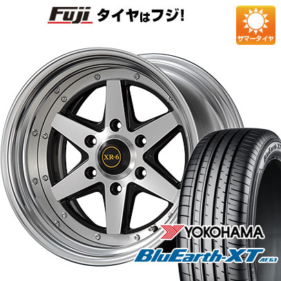 【新品】ハイエース200系 夏タイヤ ホイール４本セット 225/50R18 ヨコハマ ブルーアース XT AE61 ファブレス ヴァローネ XR-6 2P 18インチ｜fujidesignfurniture