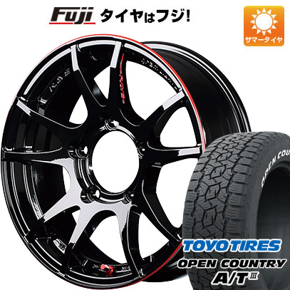 【新品】ジムニー 夏タイヤ ホイール4本セット 175/80R16 トーヨー オープンカントリー A/T III RBL レイズ グラムライツ 57JV REV LIMIT EDITION 16インチ :fuji 16701 139242 38629 38629:フジ スペシャルセレクション