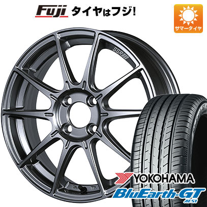 【新品国産4穴100車】 夏タイヤ ホイール4本セット 195/55R15 ヨコハマ ブルーアース GT AE51 SSR GTX01 15インチ :fuji 1848 142821 33215 33215:フジ スペシャルセレクション