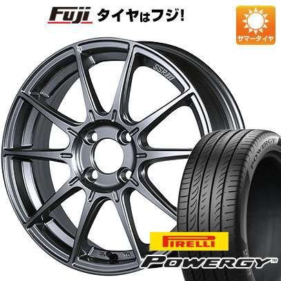 【新品国産4穴100車】 夏タイヤ ホイール4本セット 195/65R15 ピレリ パワジー SSR GTX01 15インチ :fuji 11881 142821 37005 37005:フジ スペシャルセレクション