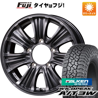 【新品】ジムニー 夏タイヤ ホイール4本セット 175/80R16 ファルケン ワイルドピーク A/T3W トピー バザルト-X タイプ2 16インチ｜fujidesignfurniture