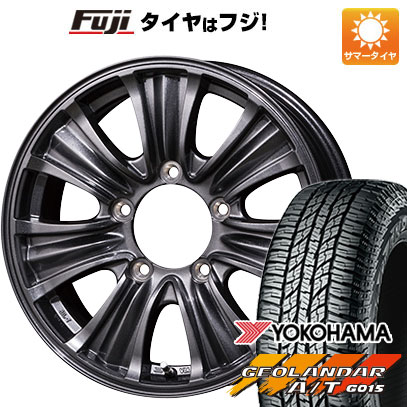 【新品】ジムニー 夏タイヤ ホイール4本セット 215/85R16 ヨコハマ ジオランダー A/T G015 OWL/RBL トピー バザルト X タイプ2 16インチ :fuji 16701 101533 22885 22885:フジ スペシャルセレクション