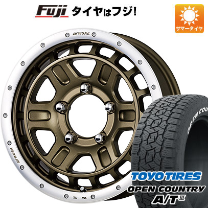 【新品】ジムニー 夏タイヤ ホイール４本セット 175/80R16 トーヨー オープンカントリー A/T III RWL/RBL ワーク クラッグ ティーグラビックII 16インチ :fuji 16701 141861 42835 42835:フジ スペシャルセレクション