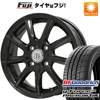 【新品国産5穴114.3車】 夏タイヤ ホイール4本セット 205/55R16 BFグッドリッチ(フジ専売) g-FORCE フェノム T/A ブランドル E05B 16インチ｜fujidesignfurniture