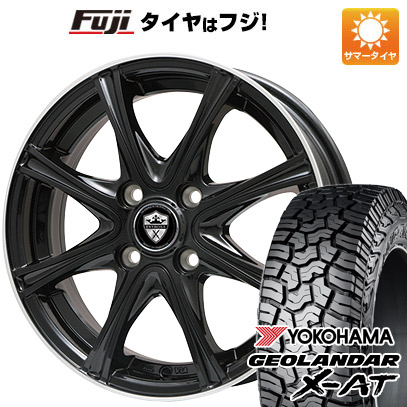 【新品国産4穴100車】 夏タイヤ ホイール4本セット 165/65R14 ヨコハマ ジオランダー X AT G016 ブランドル ER16B 14インチ :fuji 21961 109699 37562 37562:フジ スペシャルセレクション