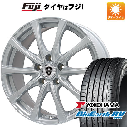 【パンク保証付】【新品国産5穴100車】 夏タイヤ ホイール4本セット 225/60R17 ヨコハマ ブルーアース RV-03 ブランドル KF25 17インチ｜fujidesignfurniture