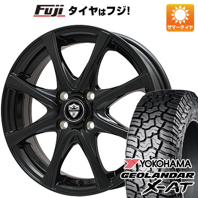 【新品国産4穴100車】 夏タイヤ ホイール4本セット 165/65R14 ヨコハマ ジオランダー X AT G016 ブランドル KF25B 14インチ :fuji 21961 109658 37562 37562:フジ スペシャルセレクション