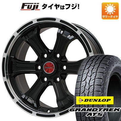 【新品国産6穴139.7車】 夏タイヤ ホイール4本セット 265/60R18 ダンロップ グラントレック AT5 ビッグウエイ B MUD K 18インチ :fuji 16581 109259 32855 32855:フジ スペシャルセレクション