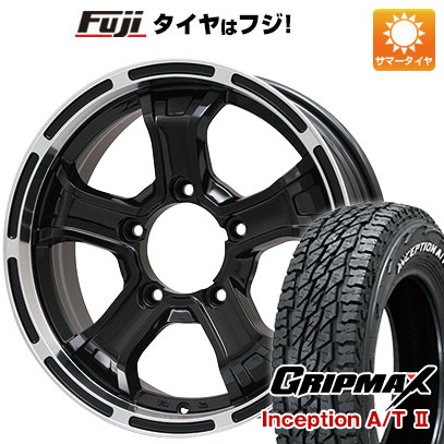 【新品】ジムニー 夏タイヤ ホイール4本セット 175/80R16 グリップマックス インセプション A/TII RWL(限定) ビッグウエイ B-MUD K  16インチ