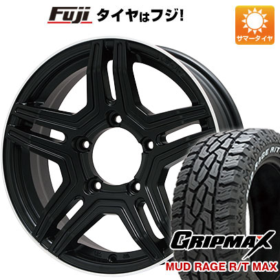 【新品】ジムニーシエラ 夏タイヤ ホイール4本セット 215/70R16 グリップマックス マッドレイジR/T MAX RWL(限定) プレミックス グラバス-Jr 16インチ｜fujidesignfurniture